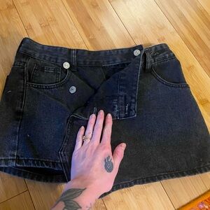 Jean Skort! Super cute!